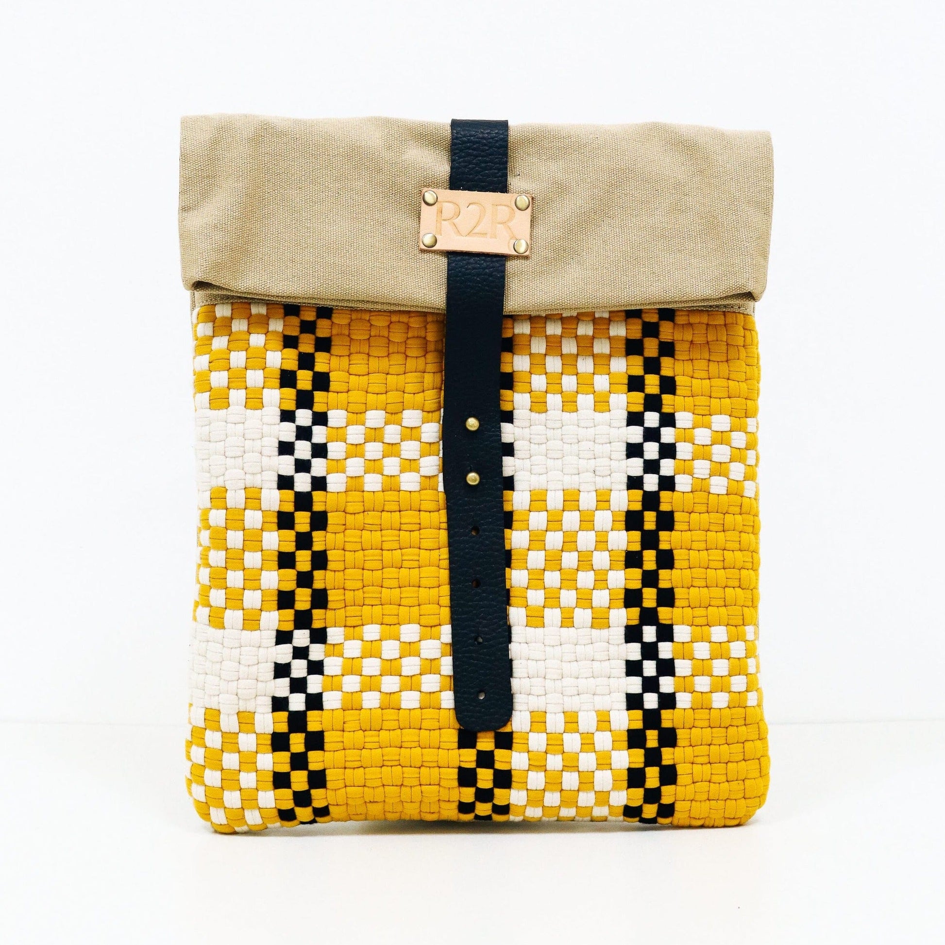 Charlie Laptop Sleeve Yellow Fashion Rags2Riches