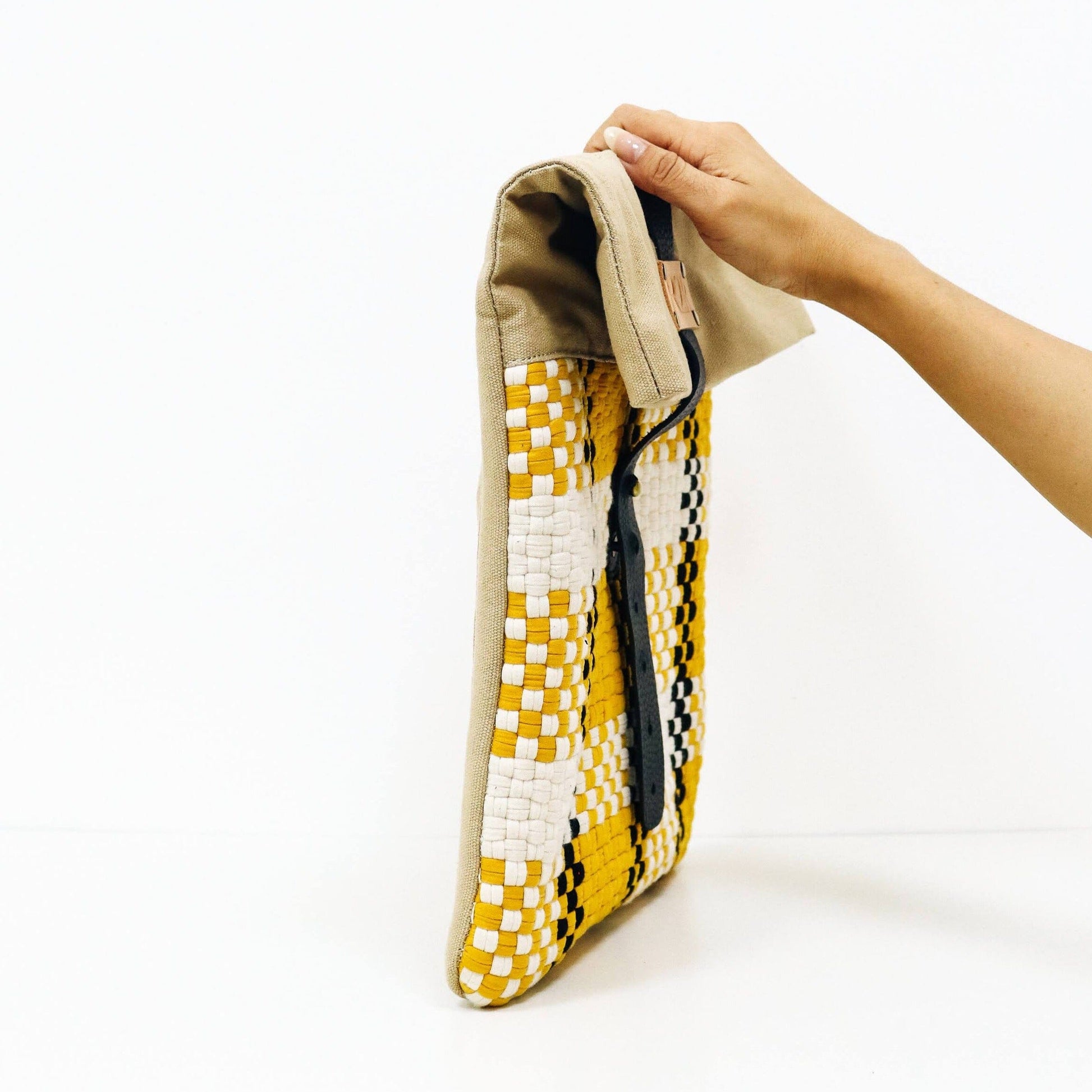 Charlie Laptop Sleeve Yellow Fashion Rags2Riches