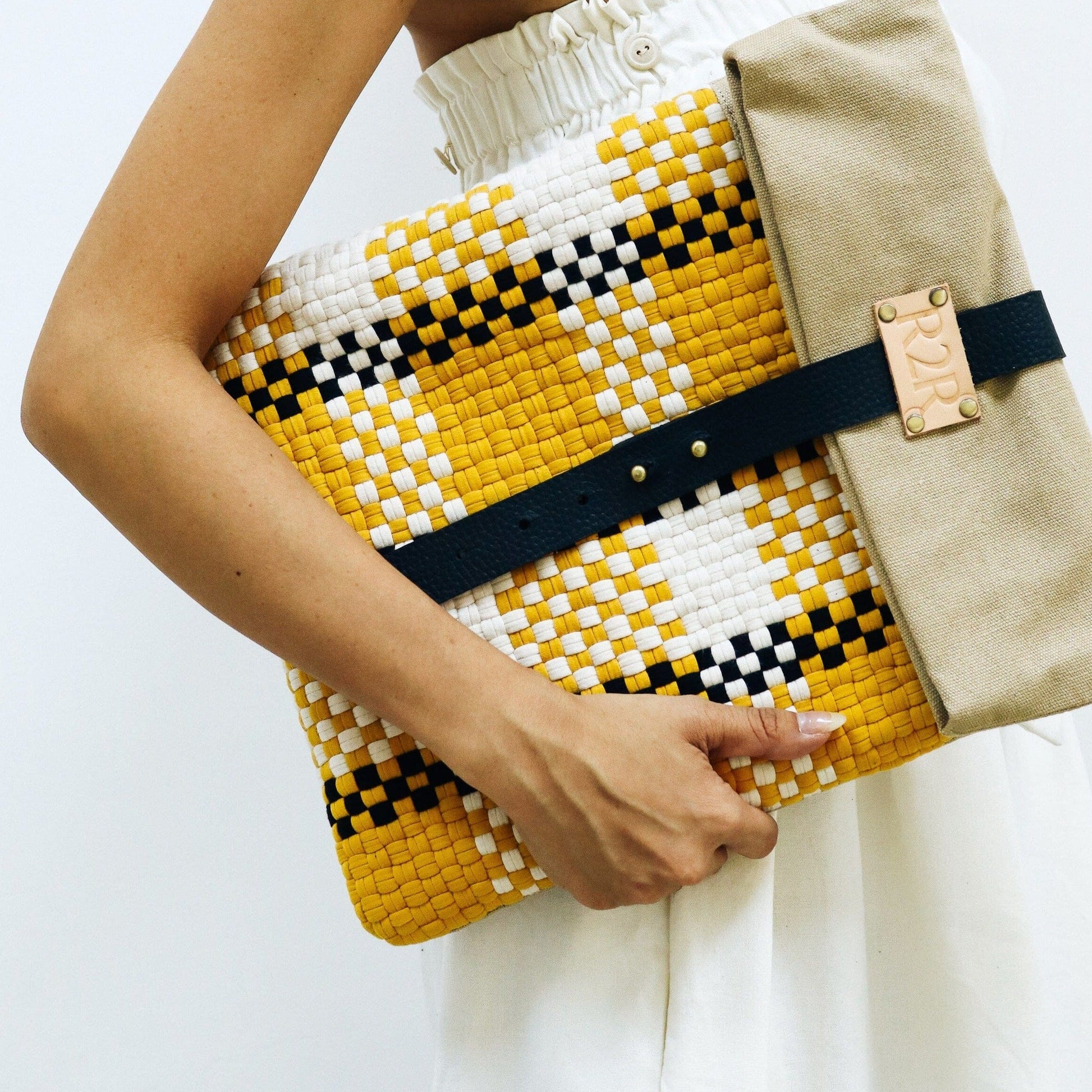 Charlie Laptop Sleeve Yellow Fashion Rags2Riches