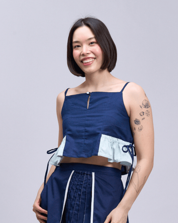Flutter Top Navy Fashion Rags2Riches