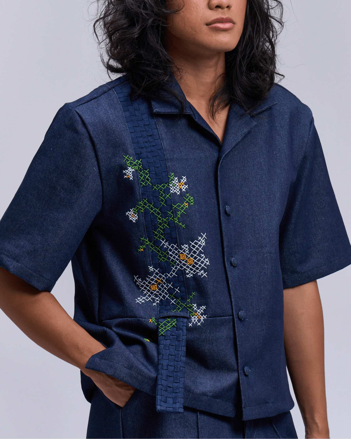 Hardin Polo Dark Blue Denim Fashion Rags2Riches