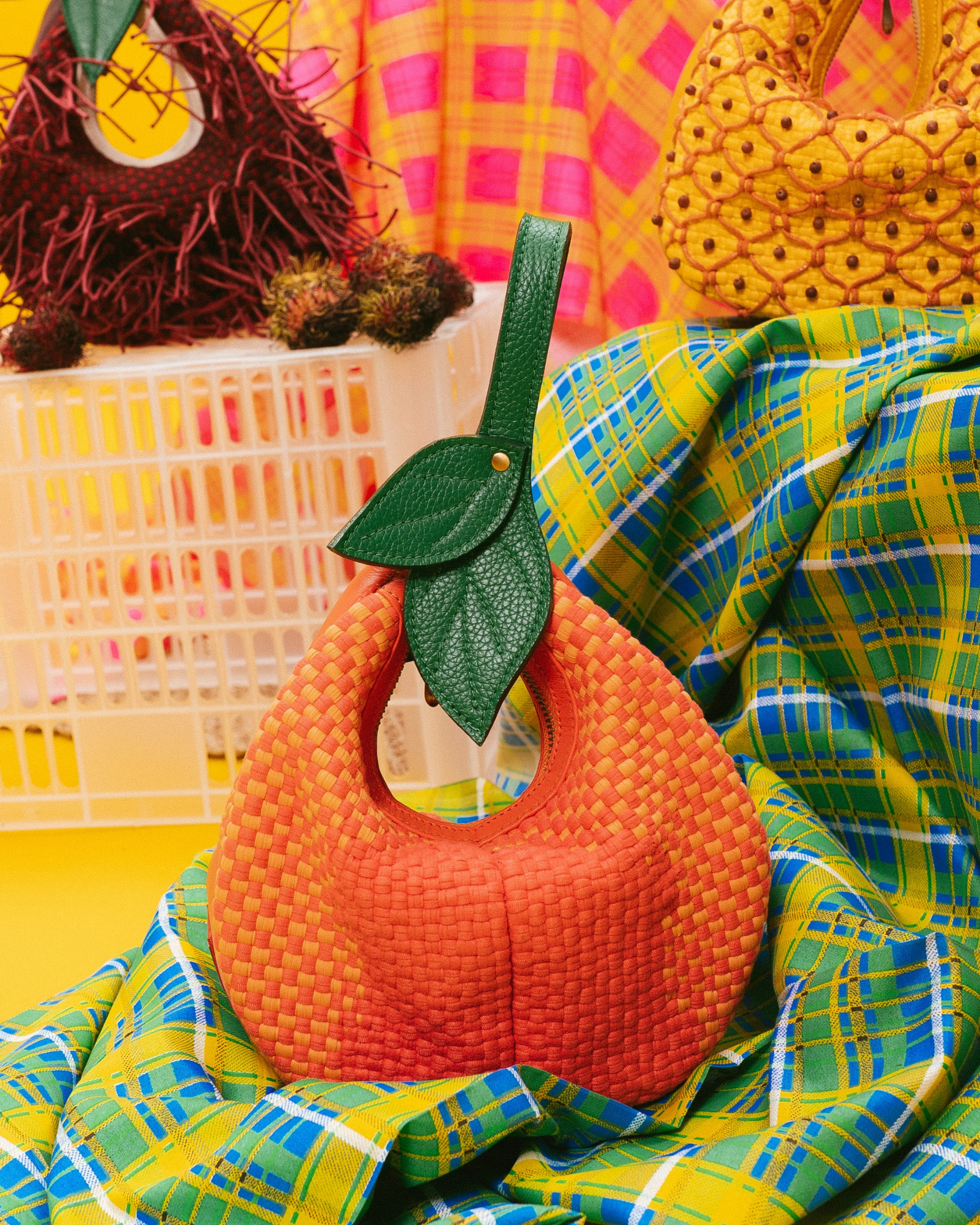 Peach Fruit Bag Fashion Rags2Riches