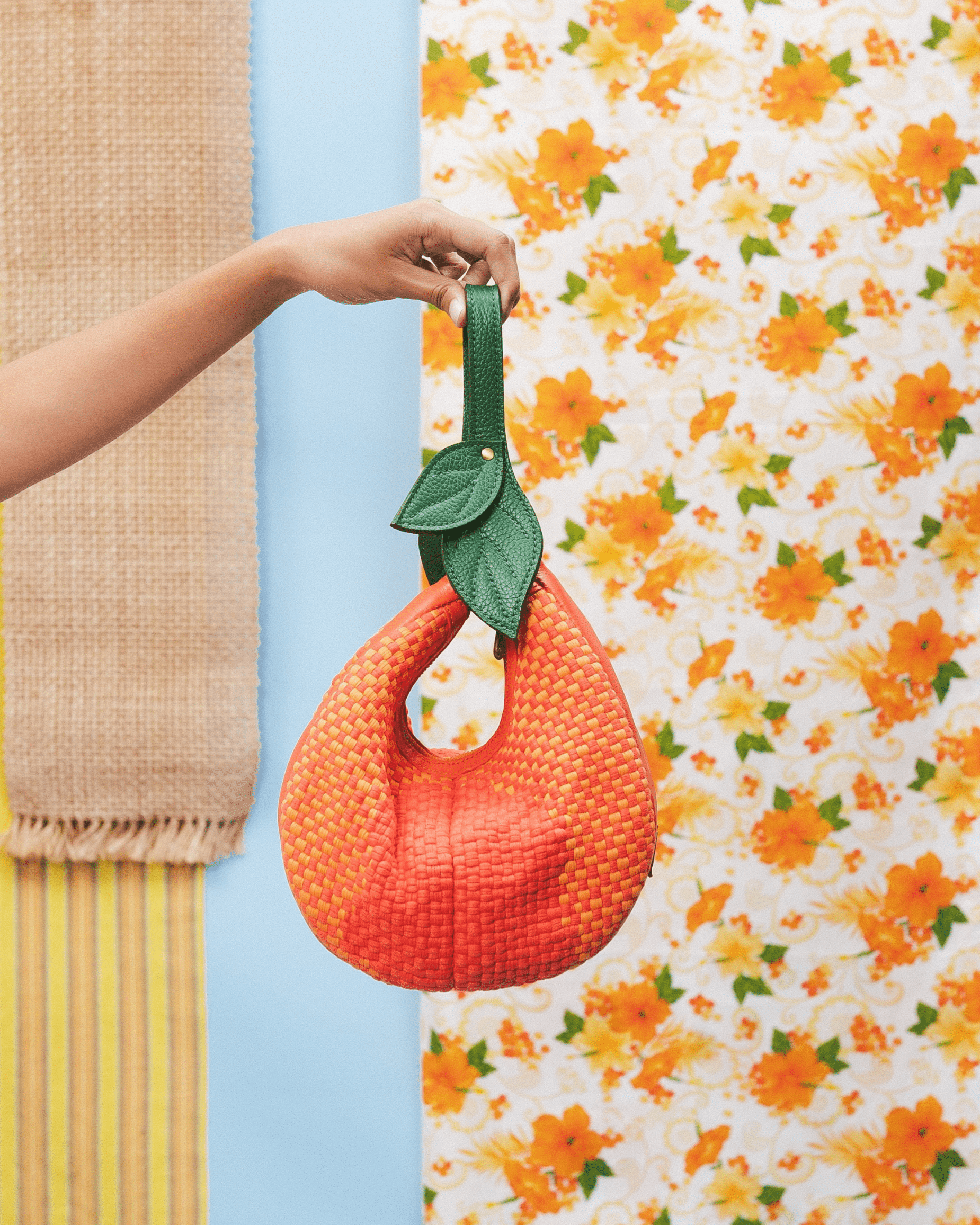 Peach Fruit Bag Fashion Rags2Riches
