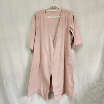 [RE-LOVE] Linen Lounge Robe (Short) - Blush