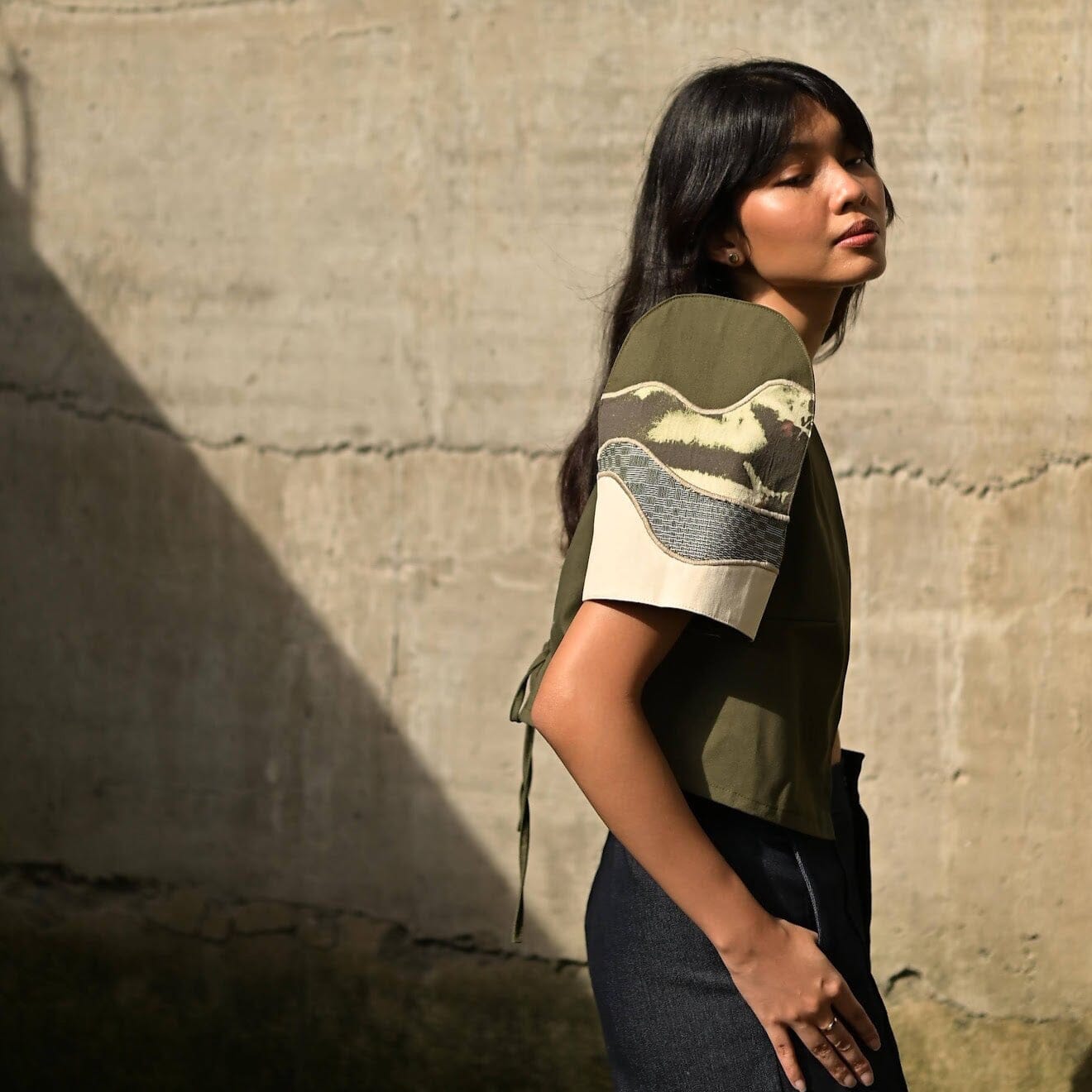 [Ready Today] Daloy Convertible Terno Top Fatigue Fashion R2R On Repeat