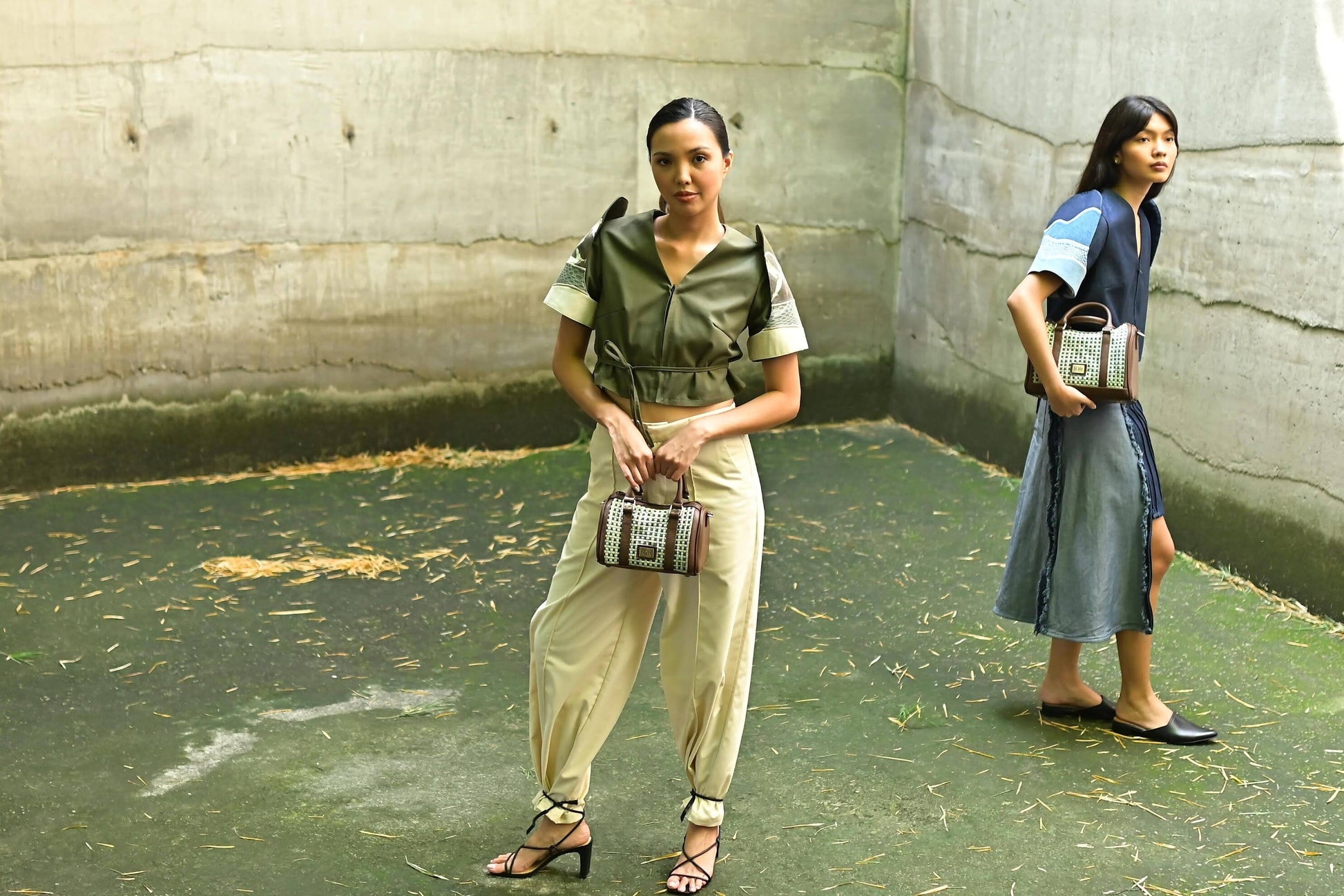 [Ready Today] Daloy Convertible Terno Top Fatigue Fashion R2R On Repeat