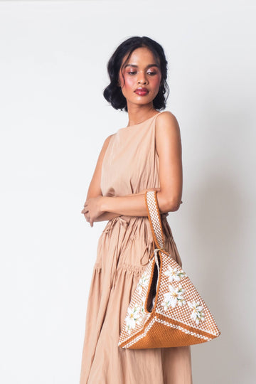 Sampaguita Hobo Mocha & Beige