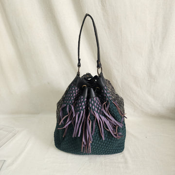 [SAMPLE] Angela Bucket Bag Emerald