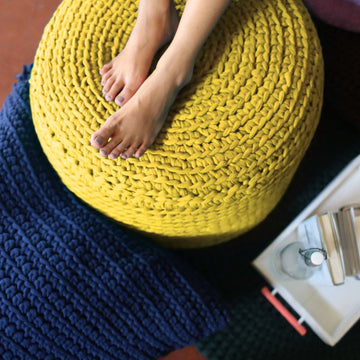 [Pre-Order] Puto Round Pouf Mango
