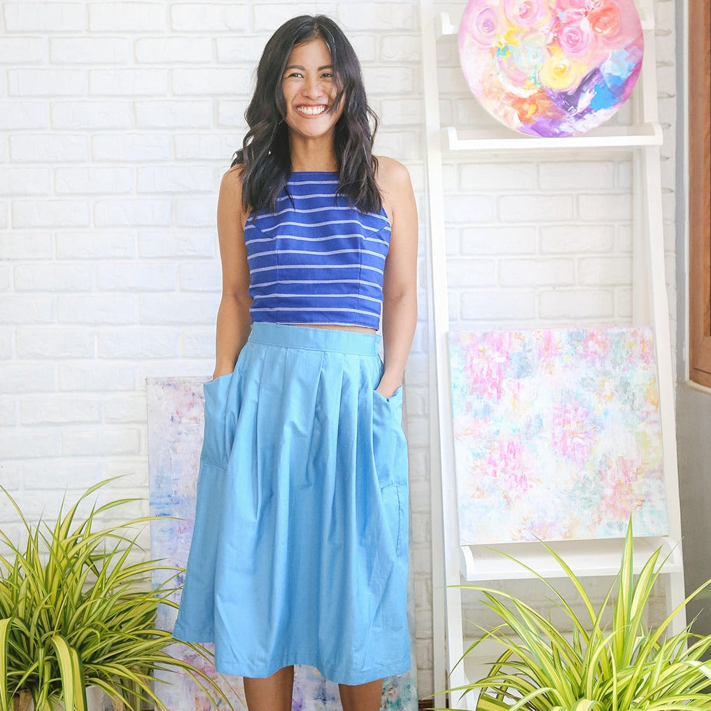 The Pinafore Coordinates Blue Fashion Rags2Riches